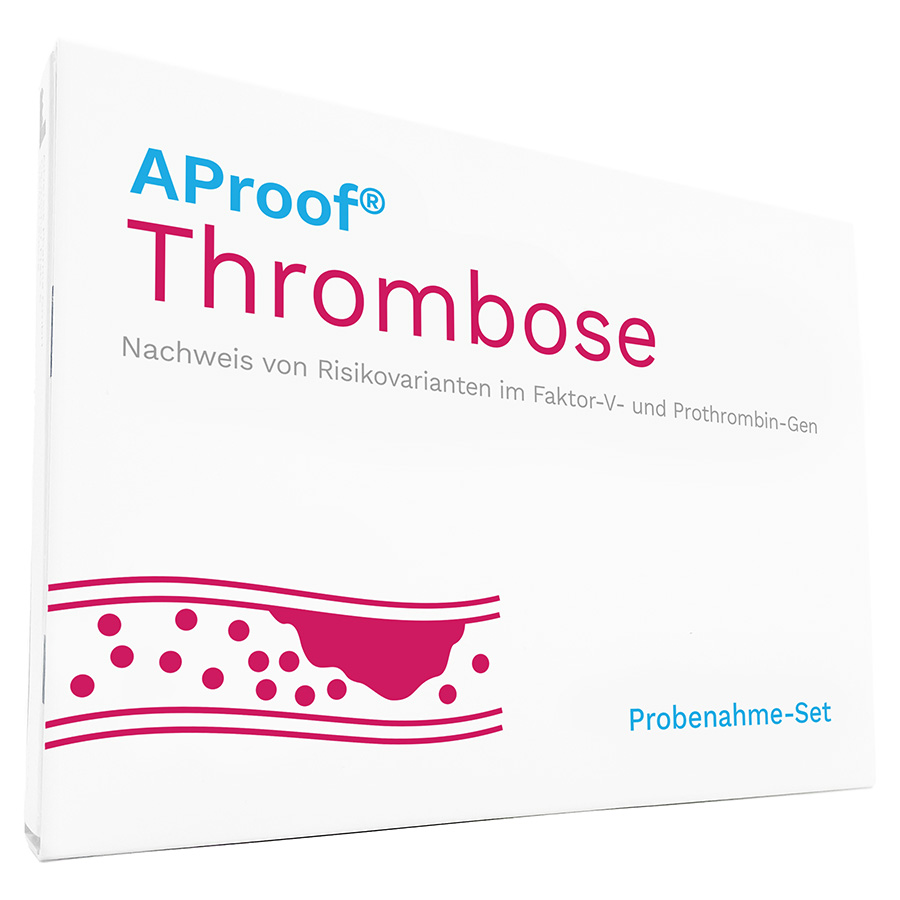 AProof® Thrombose - genetischer Test zur Ermittlung des Risiko