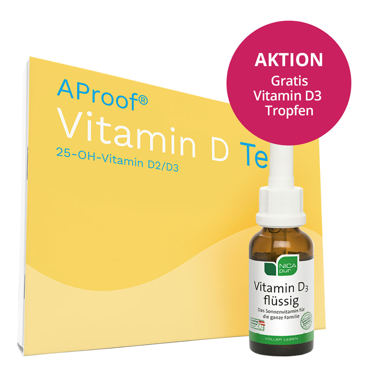 AProof® Vitamin D Test - jetzt Vitamin D Spiegel messen